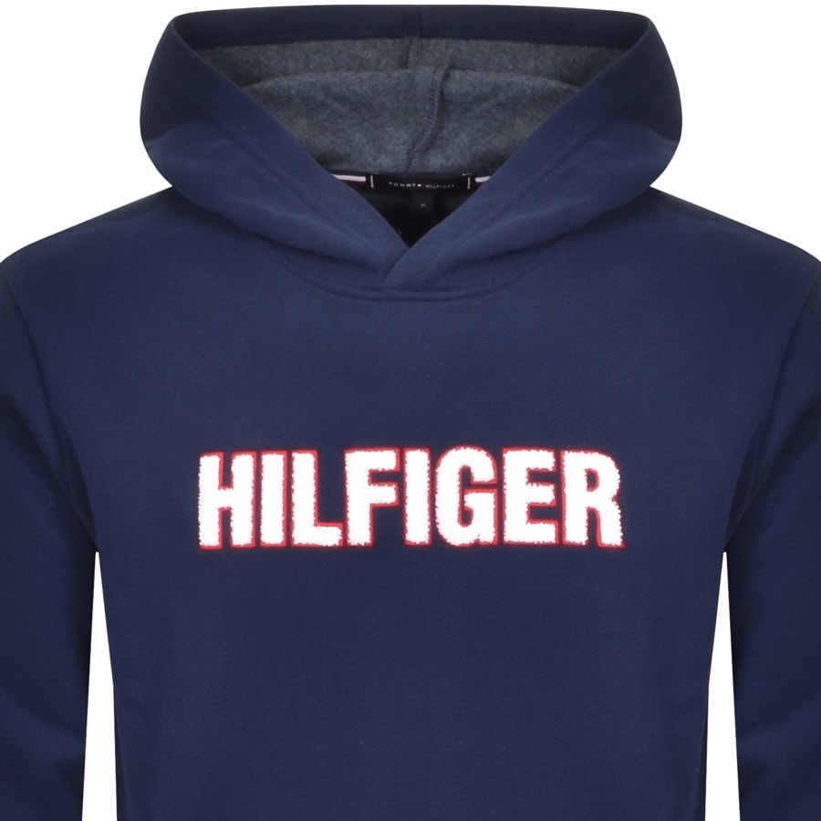 Alternative Image for ProductTommy Hilfiger Logo Pullover Hoodie Navy2